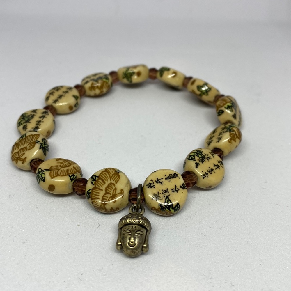 Lotus flower theme bracelet
